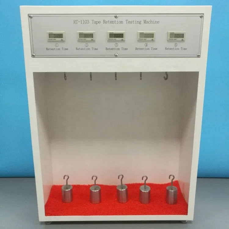 ISO 29863 5 Groups Room Temperature Self Adhesive Tapes Static Shear Holding Tester