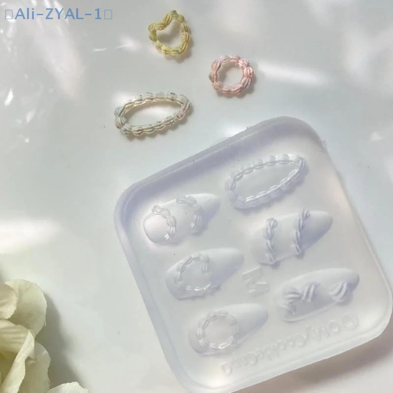 【ZYAL-1】 gâteau crème 3D Silicone sculpture bijoux moule à ongles bricolage Design Nail Art ongles décorations modèle pour ongles breloques manucure