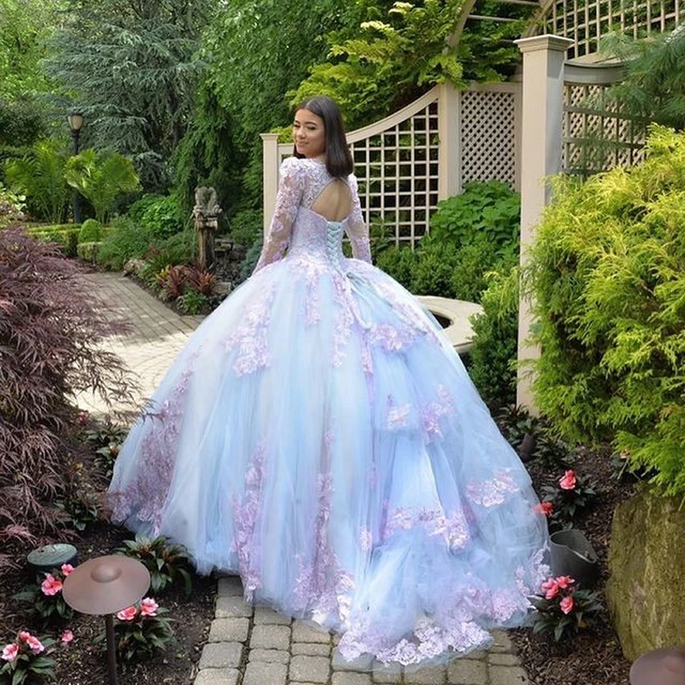 Quinceanera Dresses 2022 우아한 볼 가운 Sweet 16 정장 파티 나이트 댄스 파티 드레스 Luxury Long Ceremony Graduation