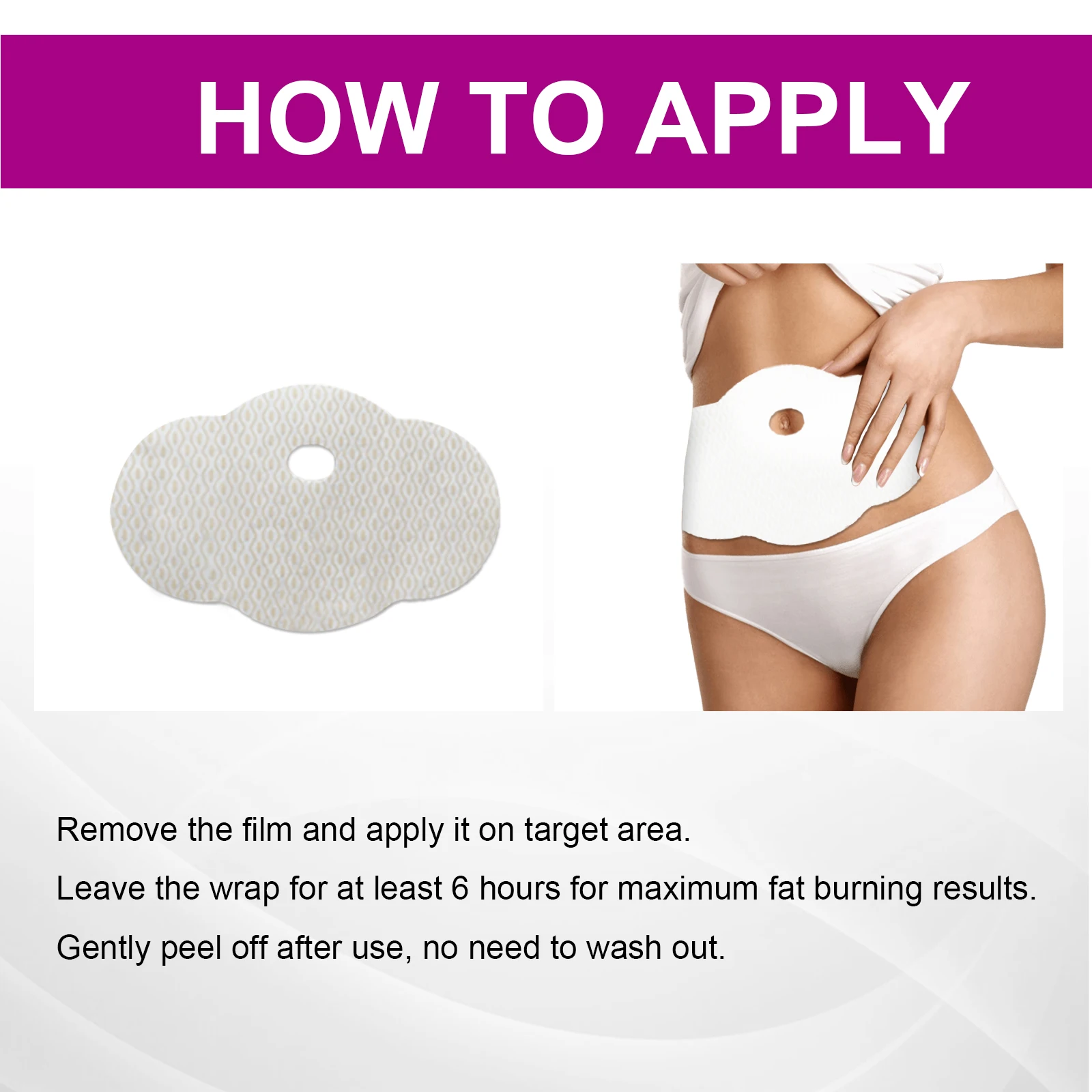 

EELHOE Belly Lift Tape Lifts Loose Skin Tighten Shape Slim Belly Button Tape