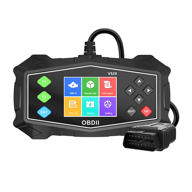 

M93K-V529 OBD2 для автомобильного сканера, многофункциональный OBD детектор неисправностей автомобиля, диагностический инструмент для автомобильного сканера OBD2