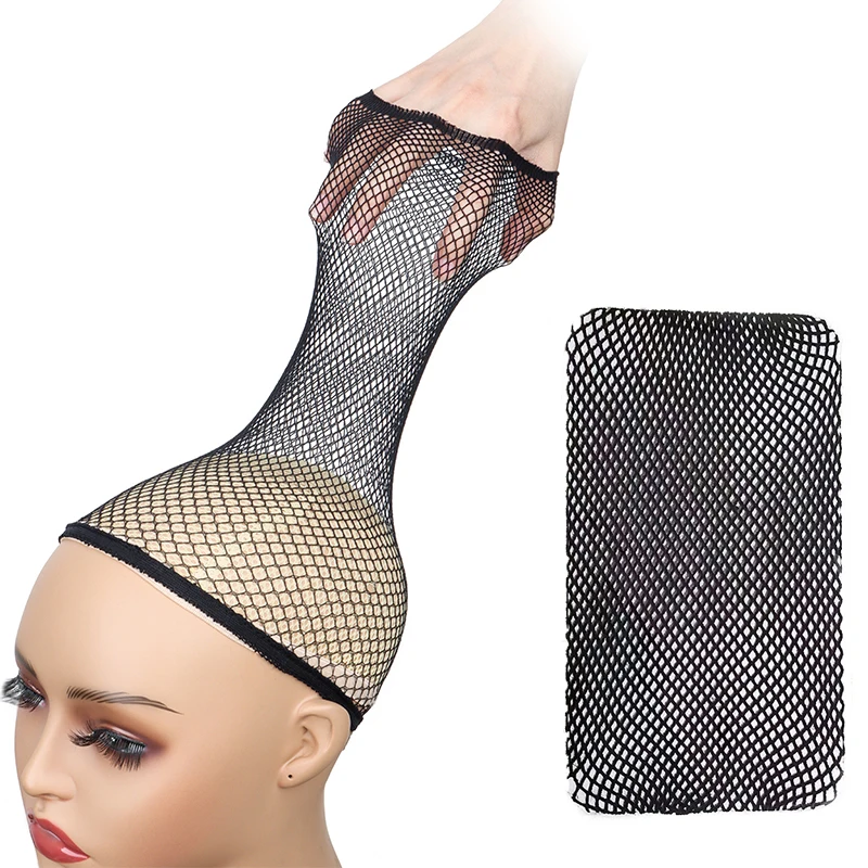 

Hairnets good Quality Mesh Weaving Black Wig Hair Net Making Caps Weaving Wig Cap Hair Nets