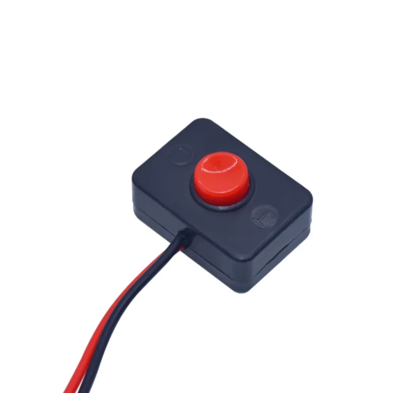 12mm Push Button Switch Waterproof Car Electric Speaker Circuit Wire Mini Boat Round Line Shape for Embedding