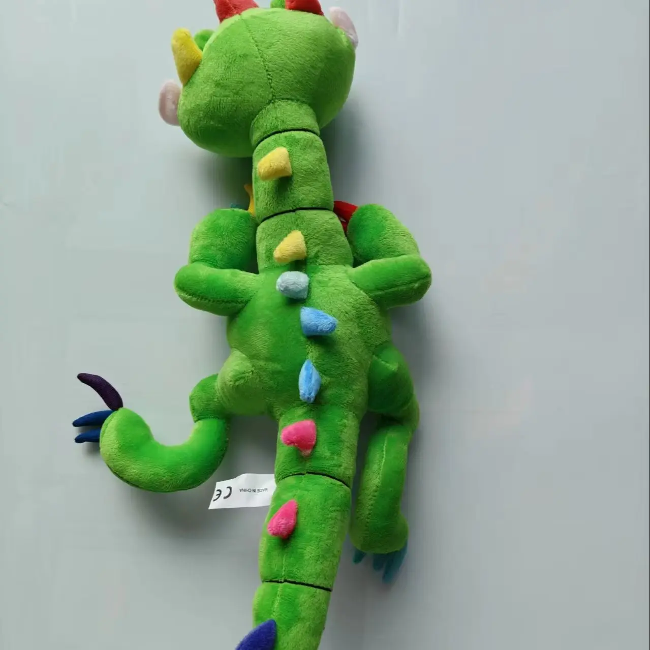 Peluche Posable de Pianosaurus de 33 cm de Poppy Playtime Capítulo 4, Muñeco de Peluche de Dinosaurio Verde para Niños, Regalo