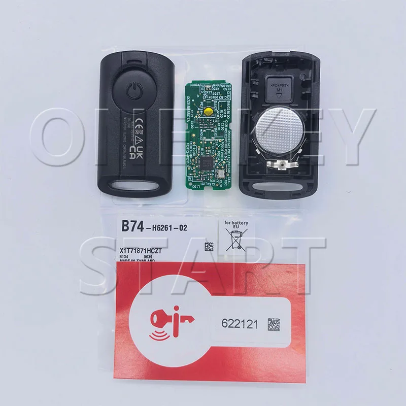 Motorrad-Scooter-Fernbedienungsschlüssel 433,92 MHz ID49-Chip für Yamaha NVX NVX155 XMAX XMAX300 QBIX AEROX JAUNS【EIN-TASTEN-START】 – Detail 6