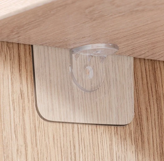 4/10pcs Wardrobe Divider Brackets Non-Marking Sticky Kitchen Cabinet Divider Brackets Anti-Side Slip Layer Support Brackets