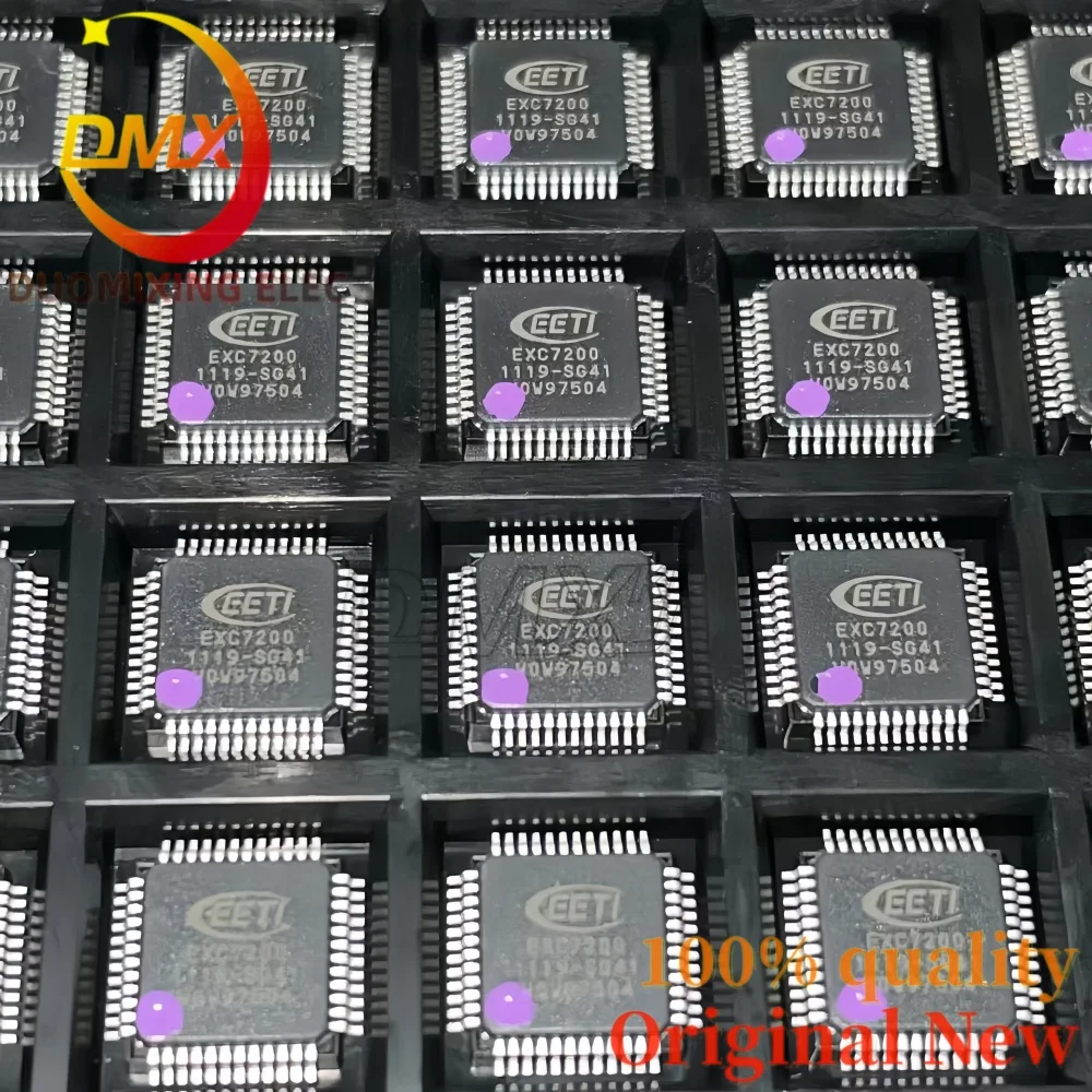 

10PCS/LOT 100%Brand new original EXC7200-SG41 QFP48 Projected Capacitive Touch Screen Controller Board EXC7200