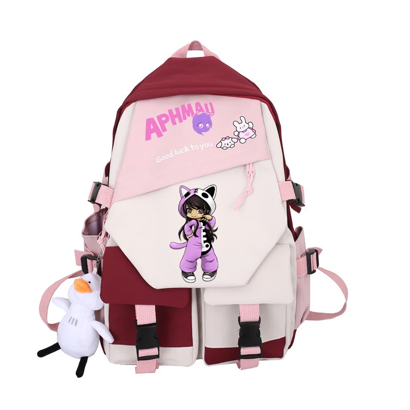 School season new student schoolbag Korean version large-capacity backpack wild Aphmau cute girl backpack