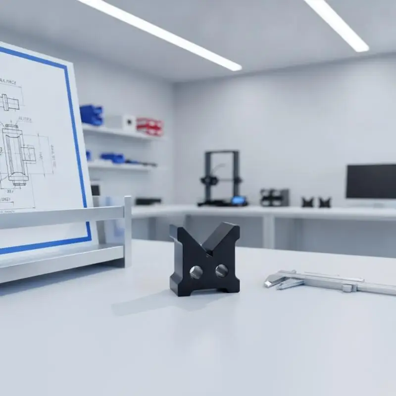 1Pair V Type Parts Fixing Bracket 3D Printed Support Holder For Round Shaft Rod Positioning Fixture DIY Mechanical Project Use