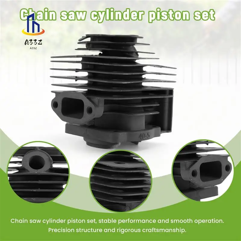 

A33Z-40MM Brush Cutter Cylinder & Piston Ring With Needle Cage For 43CC CG430 Various Strimmer Trimmer 40-5 BG430