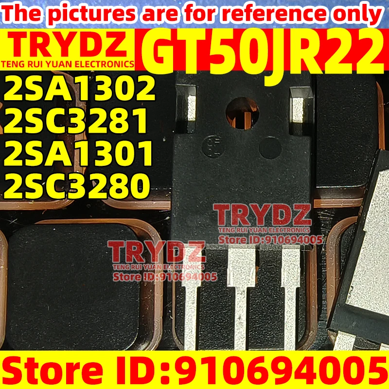 10-1 piezas Originales Nuevas A1302 C3281 A1301 2SA1302 2SC3281 C3280 2SA1301 2SC3280 50JR22 GT50JR22