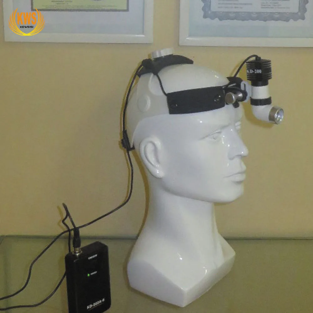 High Quality 5W LED Surgical Head Light Plastic Material Professional dental- Use High Brightness Electric Powered CE Certified view 4