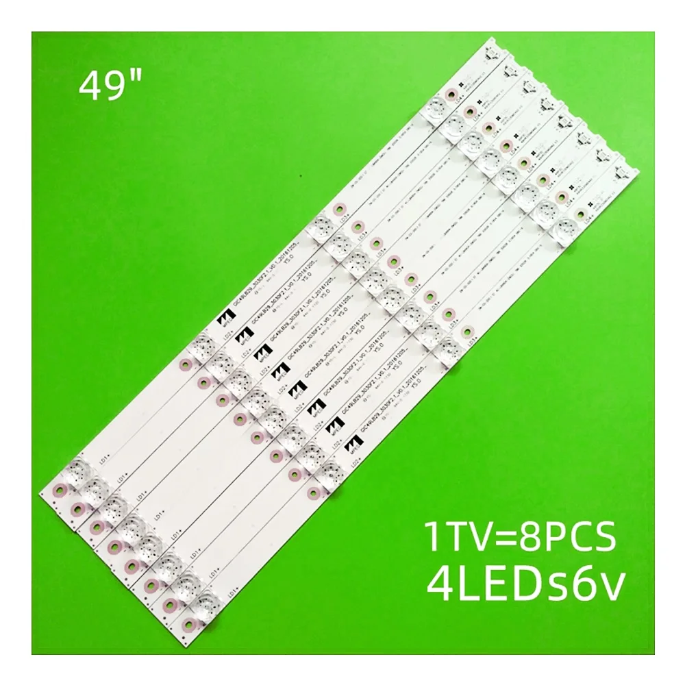 Retroilluminazione a led per THOMSON 49UD6596 TCL 49P3F L49P3CSF D49A620U B49A81S-UD L49P1-UD 4C-LB4904-HR07J 49HR330M04A2 HR-17624-05008