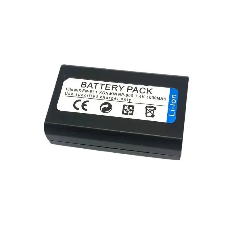 EN-EL1 Camera NP-800 E4300 45 4800 880 990 995 5700 5400 Lithium Battery Pack