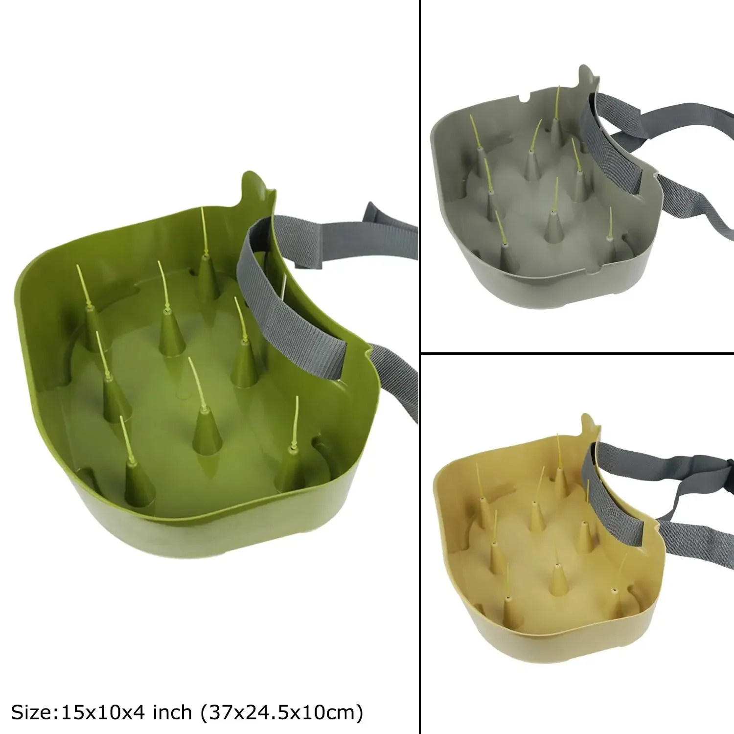 

Aventik Fly Fishing Stripping Basket with Waist Belt, Lightweight Curved Line Management Basket for Shore/Saltwater Casting