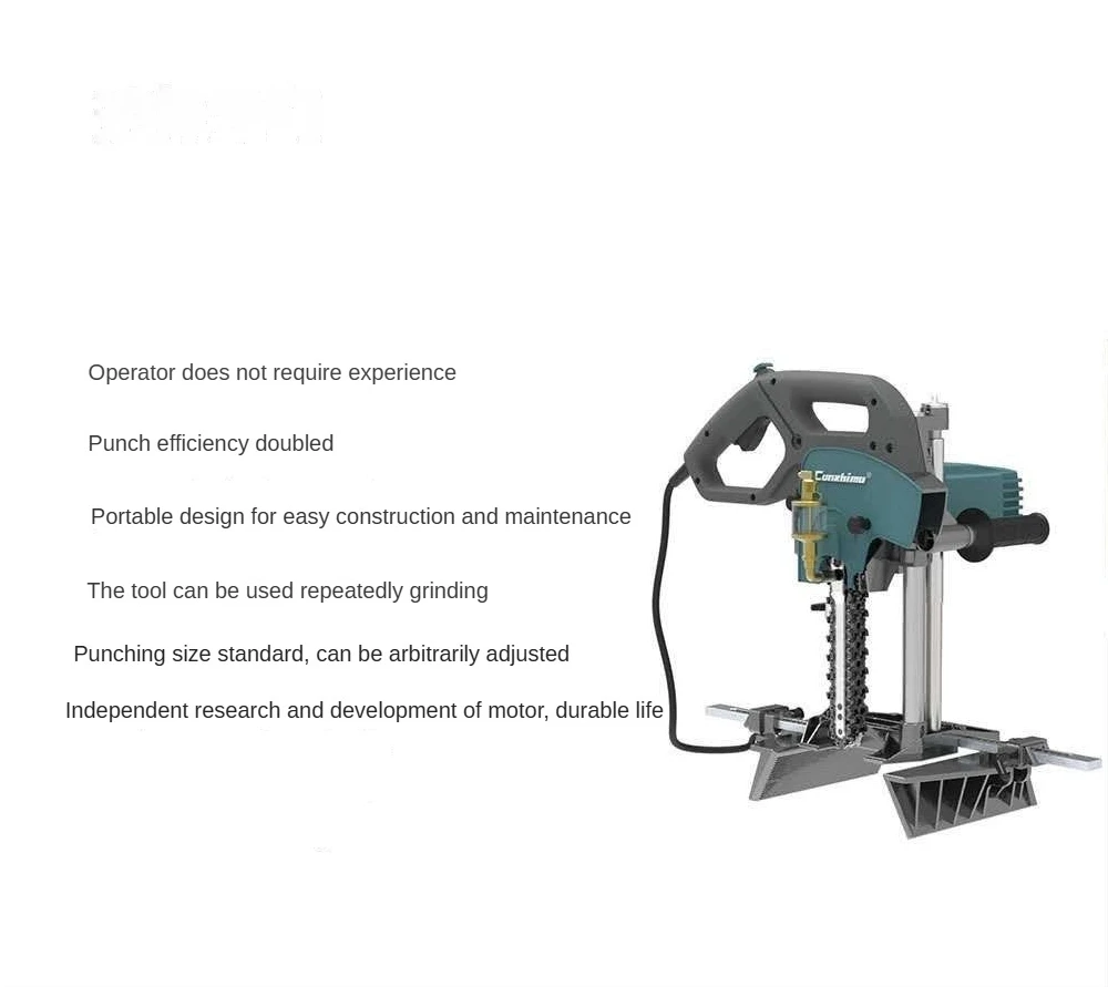 

CZM-150 For Portable 17 Woodworking Drill Machine Square Hole & Mortise Machine With Chain Saw For Wood Boring Tasks