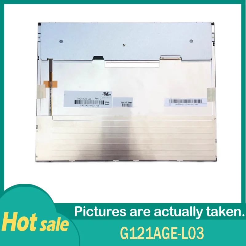 100% oryginalny panel wyświetlacza TFT LCD 12,1" 800*600 G121AGE-L03