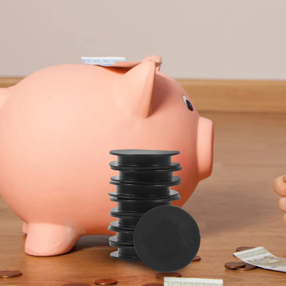 

10 Pcs Stopper Round Rubber Plug Bottom Cover Replacement for Piggy Bank Saving
