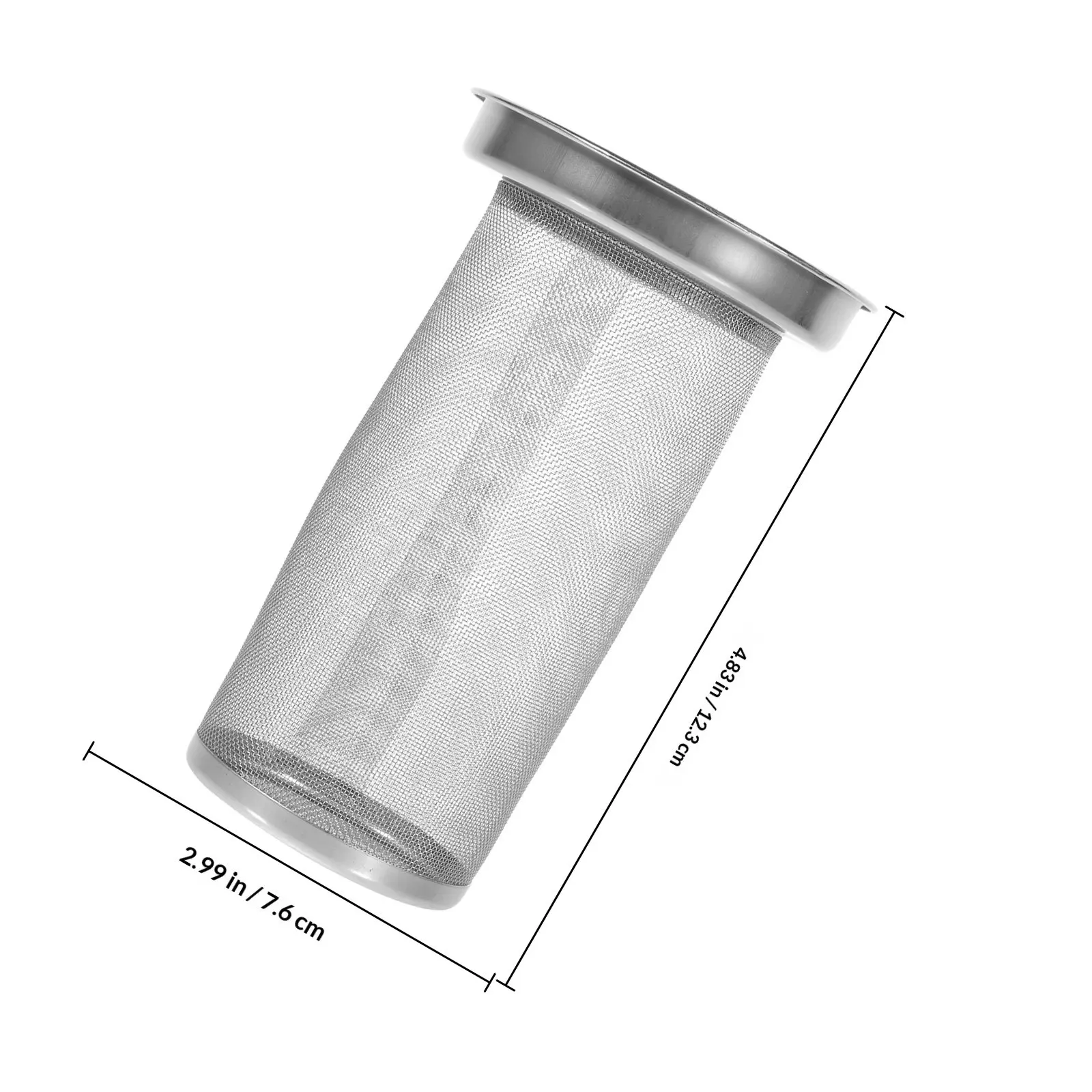 Premium Stainless Steel Tea Filter Strainer Teapot Infuser Insert for Loose Tea Even Hole Distribution Portable Lightweight