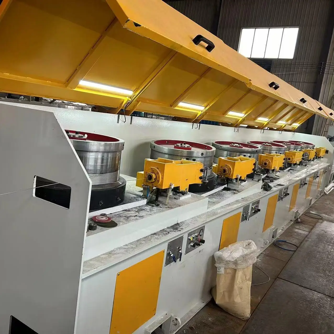 Automatic Stainless Bearing High Carbon Steel Copper Straight Line Wire Drawing Machine Production Line