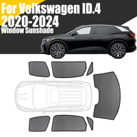 Custom Magnetic Car Window Sunshade For Volkswagen ID.4 ID4 2020 - 2024 Curtain Mesh Front Windshield 2021 2022 2023