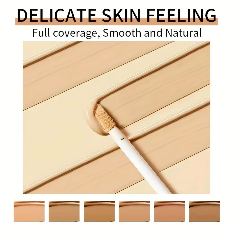 6 Kleuren Hoge Dekking Concealer Corrector Gezicht Make-Up Foundation Crème Bedekken Acne Vlekken Donkere Kringen Hydraterende Basis Cosmetisch