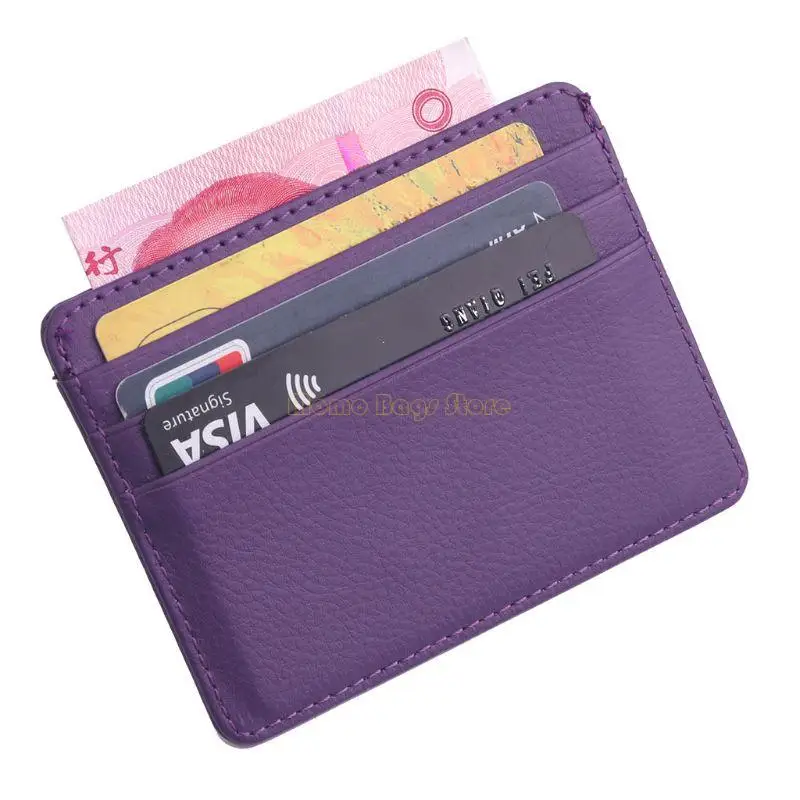 

X90D Men's Leather Thin Wallet Money Credit Card Holder Money Pocket Organize