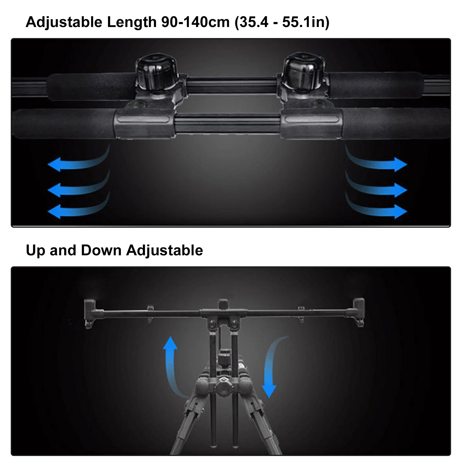 Four Legged Fishing Rack European Style Fast Folding Throwing Rod Sea Po-le Multi Head Platform Can be Equipped with Carry Case