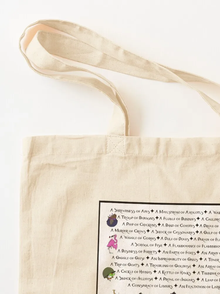 Groups of Animals Tote Bag Gift bags shopper bag women canvas the tote bag canvas tote