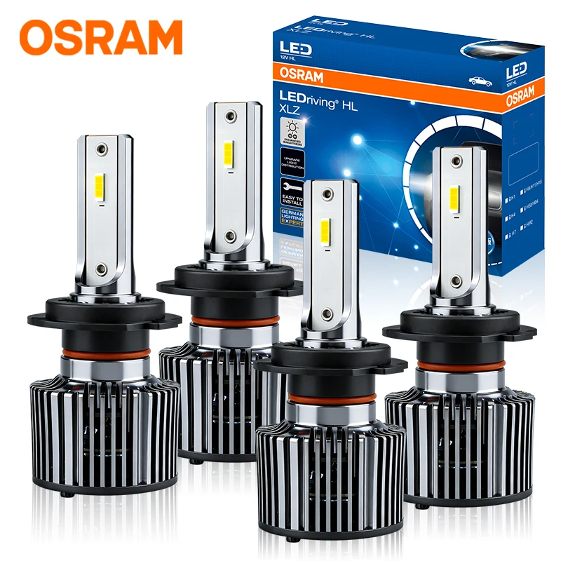 Lâmpada de Farol Automotivo OSRAM H4 H7 H1 H11 H8 9005/HB3 9006/HB4 9012 HIR2, Luz de Neblina LED Automotiva 6000K Branco Frio, Lâmpada Universal 2 Peças