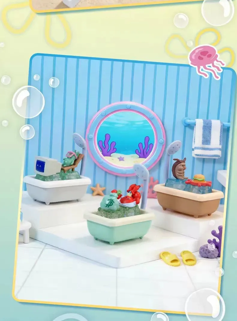 Original Spongebob-Schlüsselanhänger-Merchandise, filmthemenbezogene Plüschfiguren und Überraschungsboxen von Herr Krabs und Thaddäus. – Detail 5