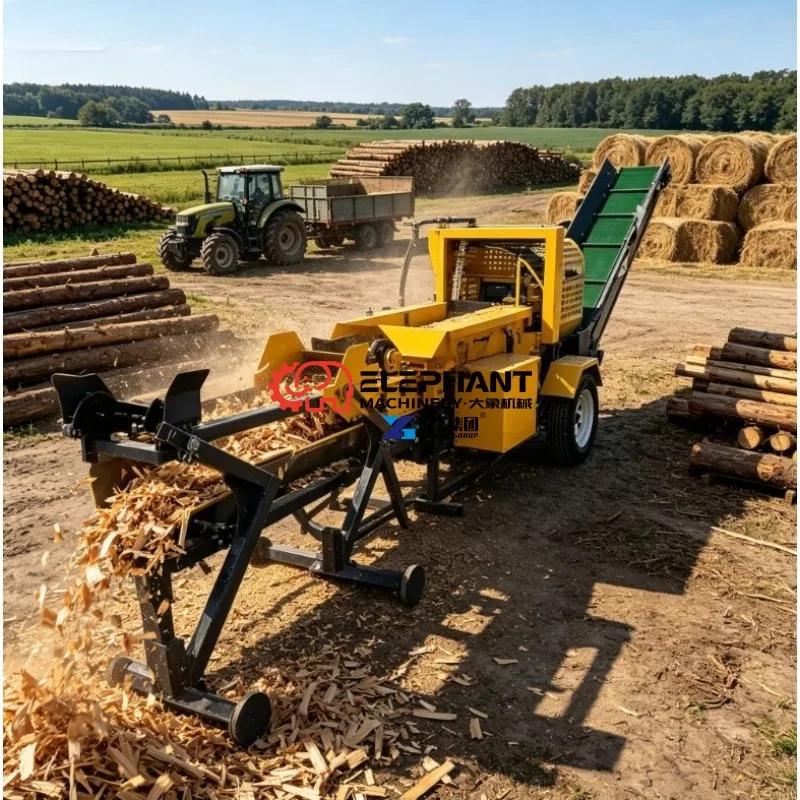 20Ton Hydraulic Wood Splitting Machine Log Splitter Wood Splitting Machine Hydraulic Firewood Processor Machine