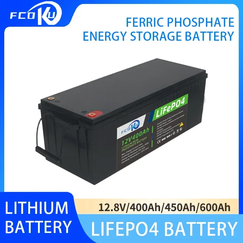 

12V 400Ah lithium iron phosphate battery,for solar photovoltaic power generation industrial energy storage high-capacity battery