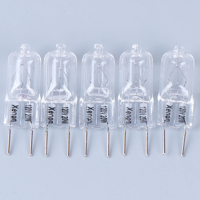 5PCS G8 120V 20W Halogen Light Lighting Lamp Bulb Volt G8 Pin Halogen