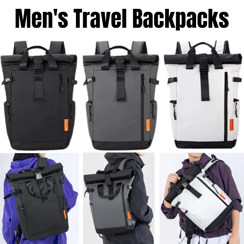 Men's Backpacks Travel Shoulder Bag Outdoor Climbing Hiking Rucksack Multi-purpose Computer Pack Large College Weekend Schoolbag