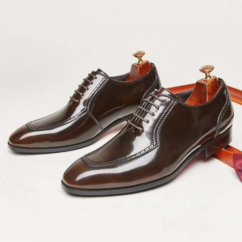New New Men's Genuine Leather British Toe Carved Business Shoes Classic Dress Formal Wedding Gift Footwear for Gentlemen - Aliexpress Deal