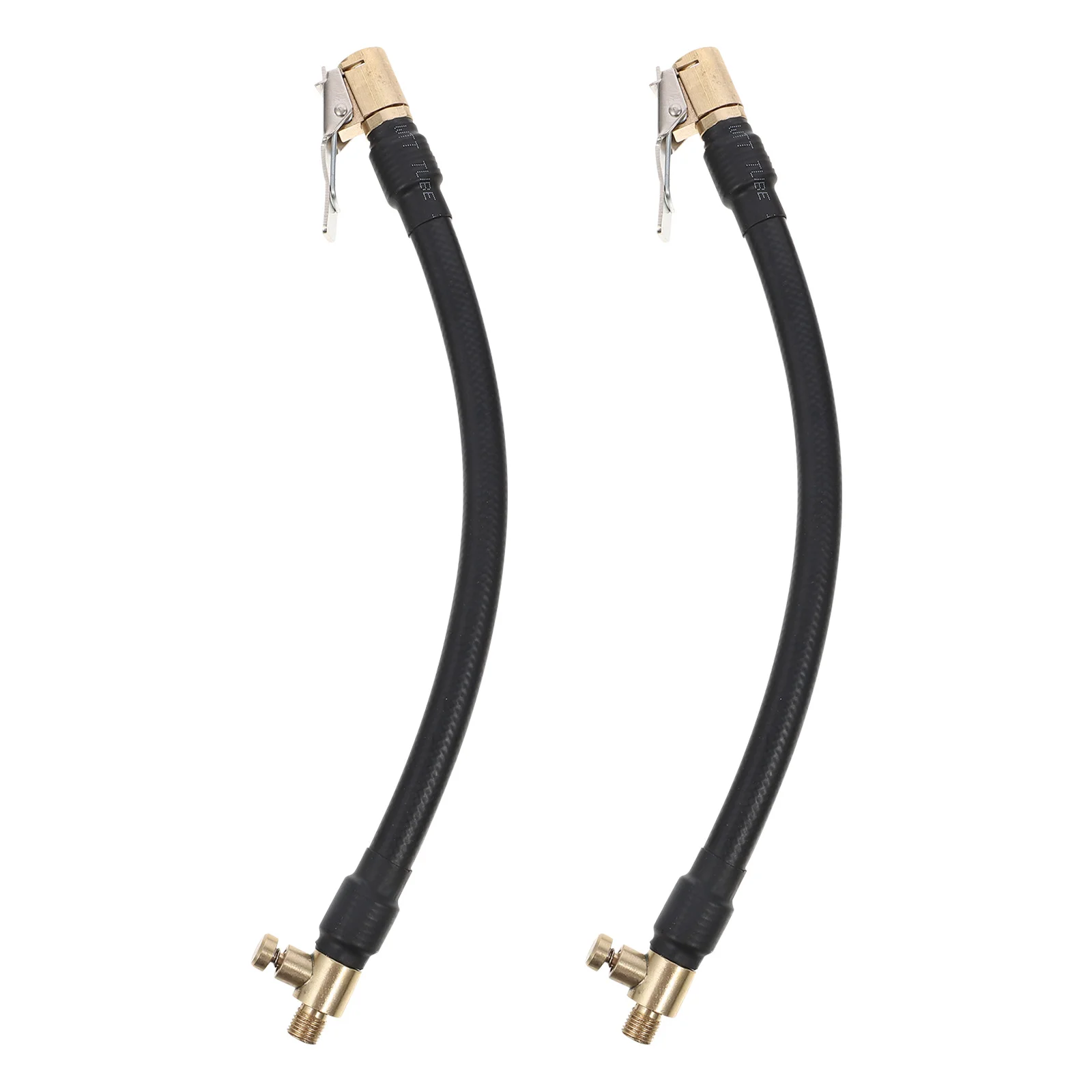 

2Pcs Inflator Extension Hoses Copper Durable Air Pump Extension Quick Connect Tire Valve Adapter Car Inflator Hose