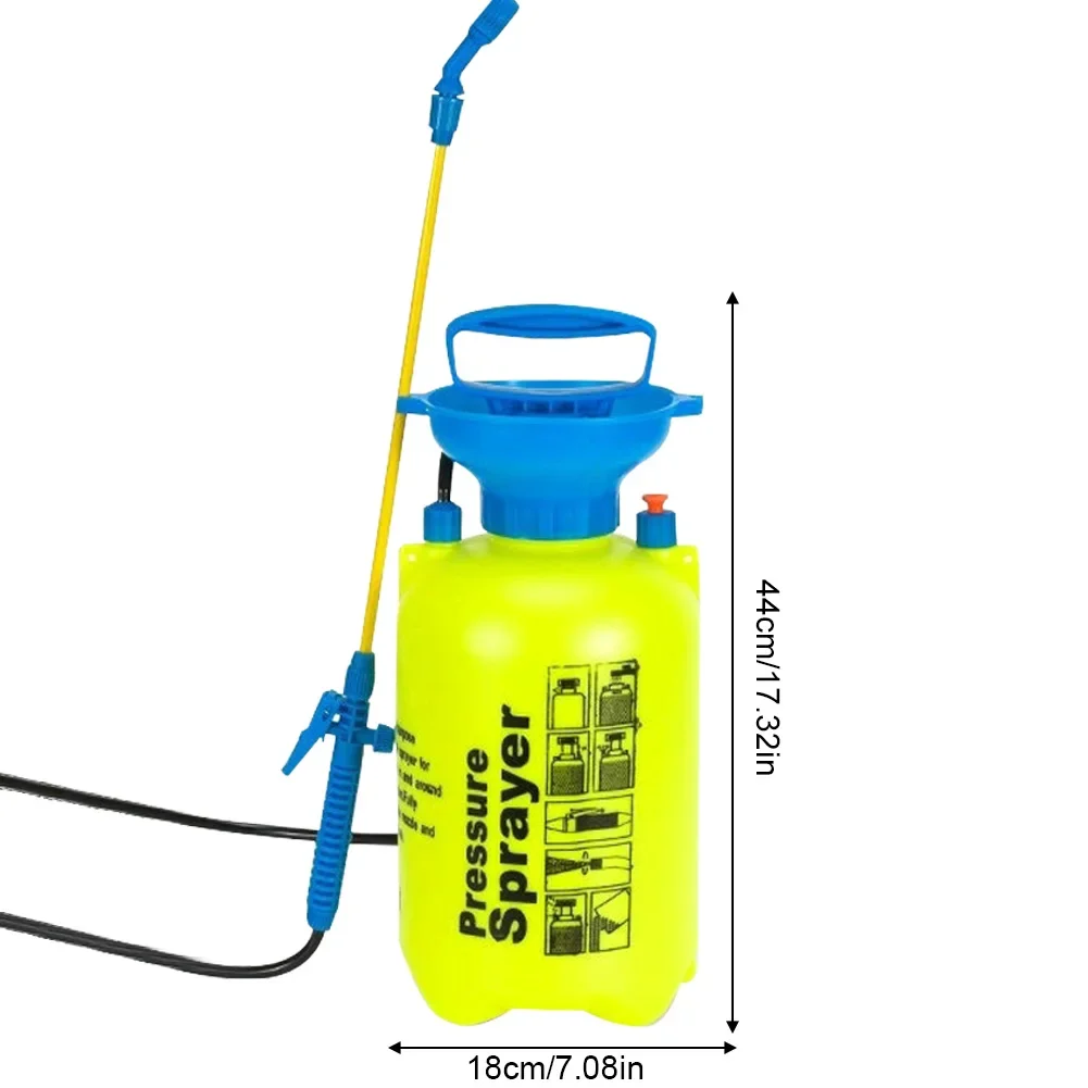 Imagem -06 - Pulverizador da Bomba de Pressão do ar da Mão Jardim Irrigação Jardinagem Ferramentas e Equipamentos Bico Névoa para Gramado 5l 8l