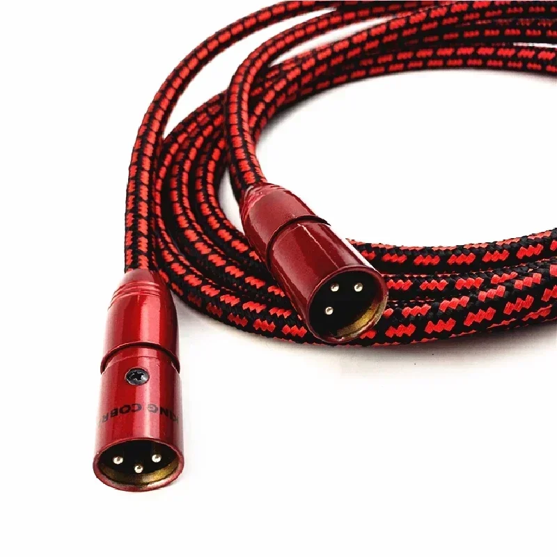 King Cobra PSC RCA na XLR żeński / męski Kabel HiFi Audio XLR zbalansowany z pudełkiem