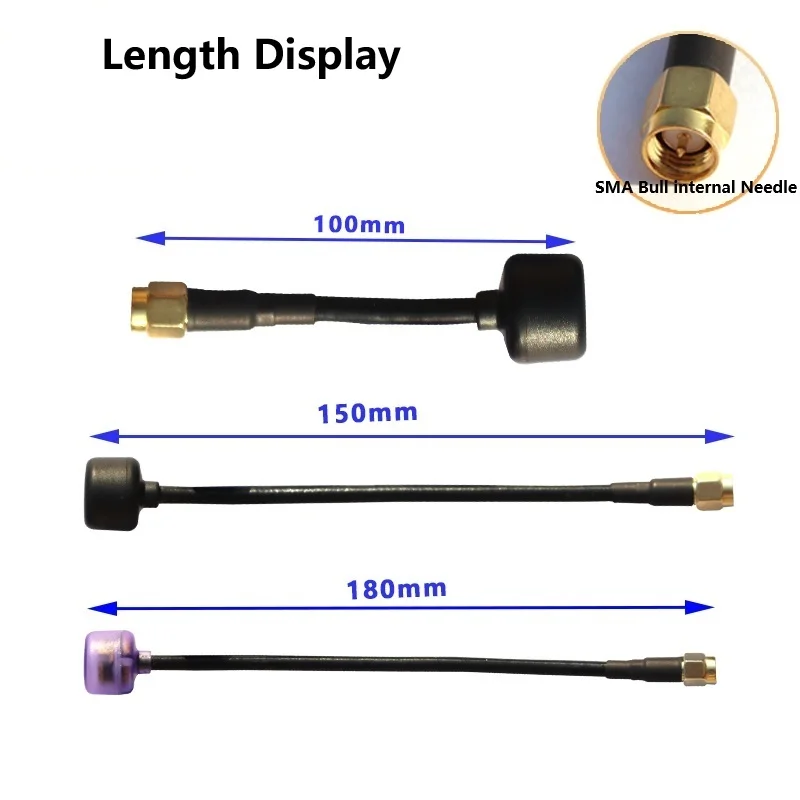 5.8G Antenna Long Version Suitable DIY RC FPV Quadcopter Drone Freestyle 5.3GHz 6GHz RHCP LHCP Accessories Parts