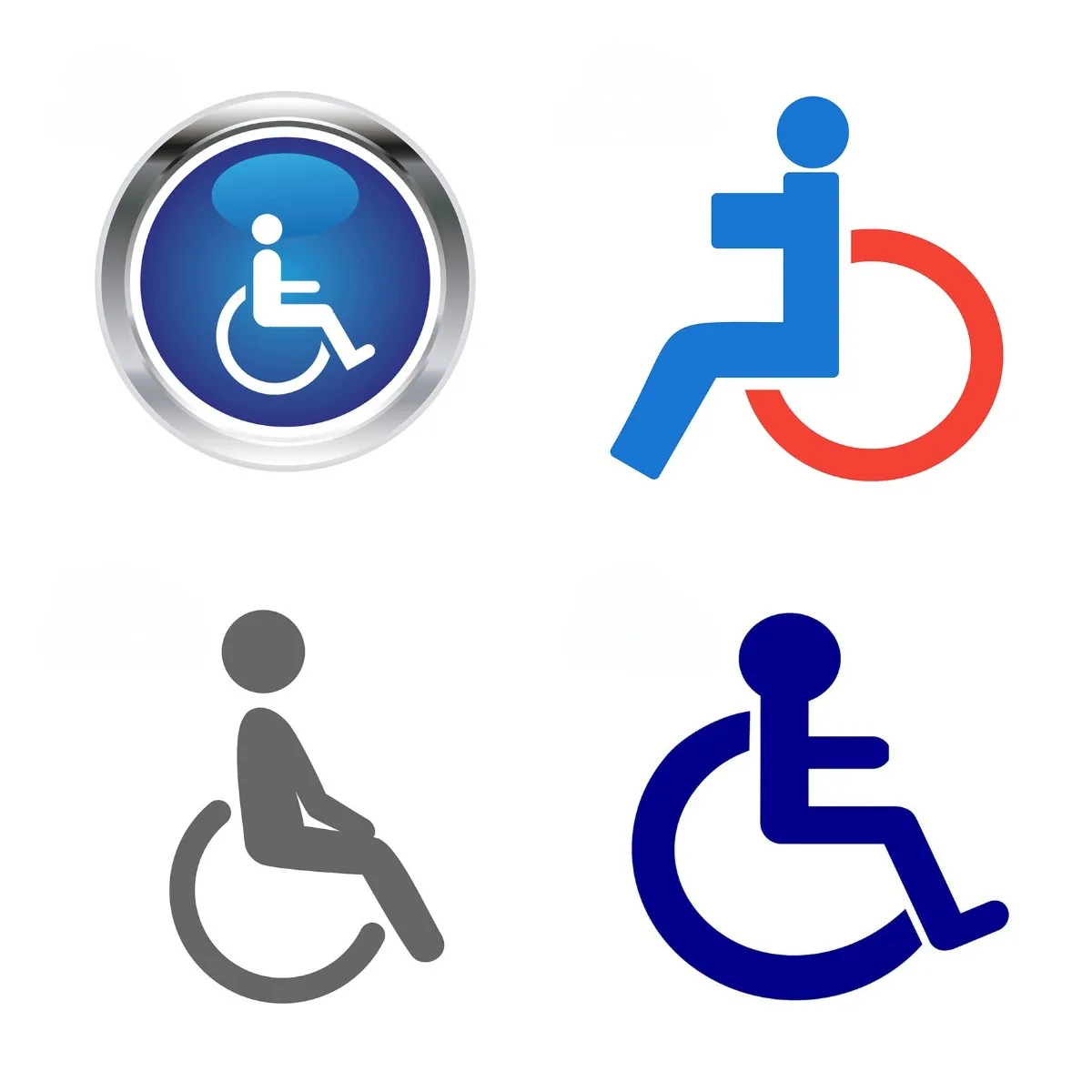 Disabled Sign Car Sticker Vinyl Decal Graffiti Waterproof Decor Trunk Windshield JDM Car Styling