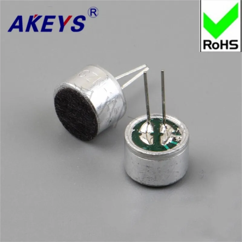 10 PCS 9 *7mm sensitivity (52D pin) capacitive electret microphone microphone