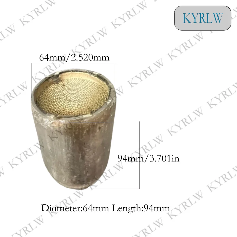 motorcycle exhausts system  64*94/100mm catalytic converter metal honeycomb substrate motorcycle catalyst