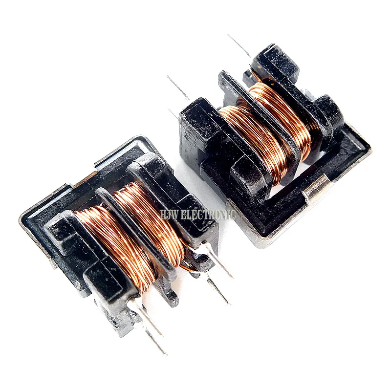 Common Mode Choke Inductor, fio de cobre, Indutância Pitch, 7x8mm, 10mm, 20mm, 30mm, 40mm, 50mm, UF9.8, 5Pcs Lot