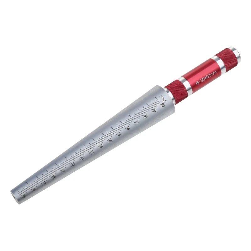 Conical Taper Gauge Taper Welding Feeler Gauge Gage Welding Taper Gage Feeler Depth Ruler for  Hole Inspection Measur