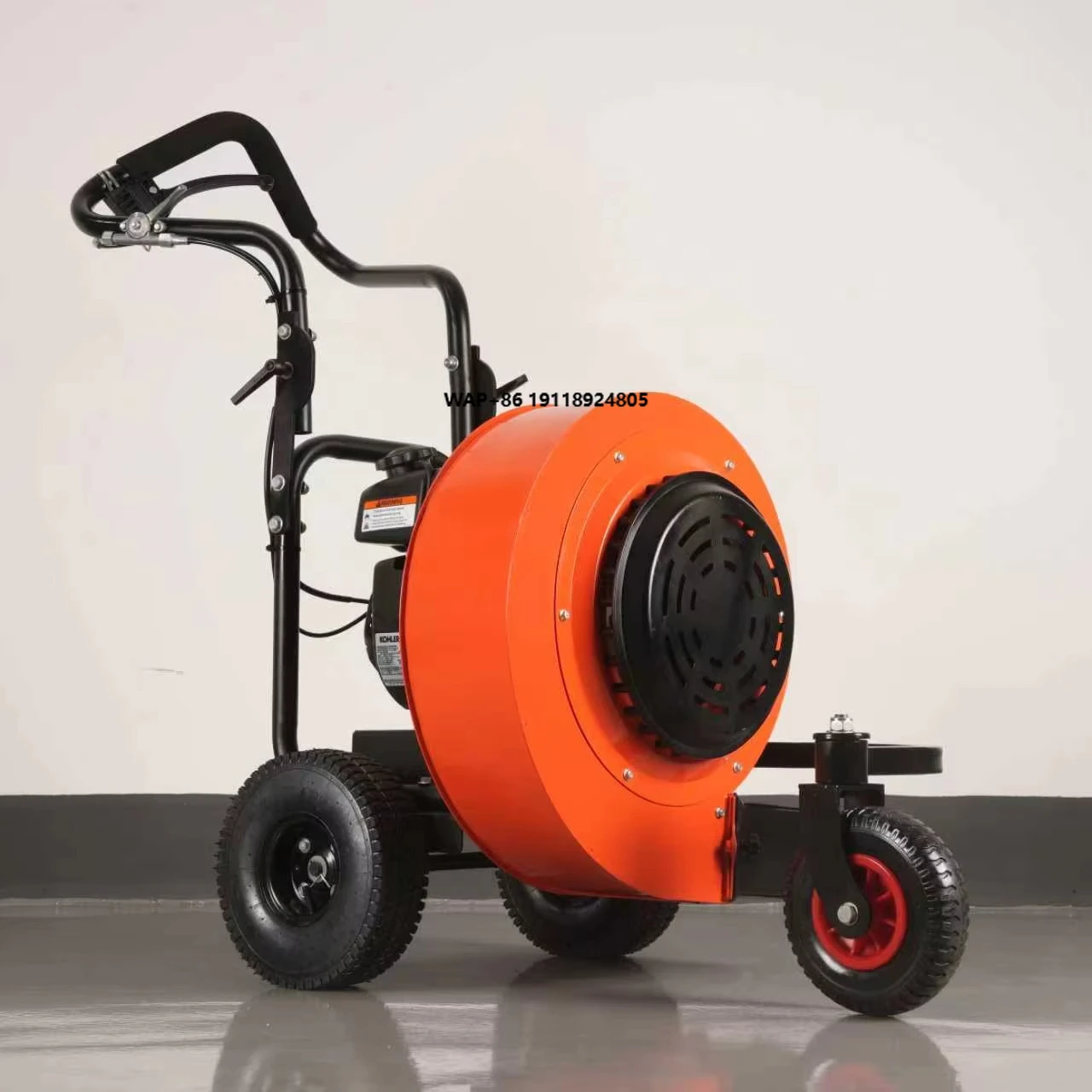 

High-Efficiency Walk-Behind Leaf Blower, Powered with Wheels for Easy Maneuvering and Powerful Leaf Removal