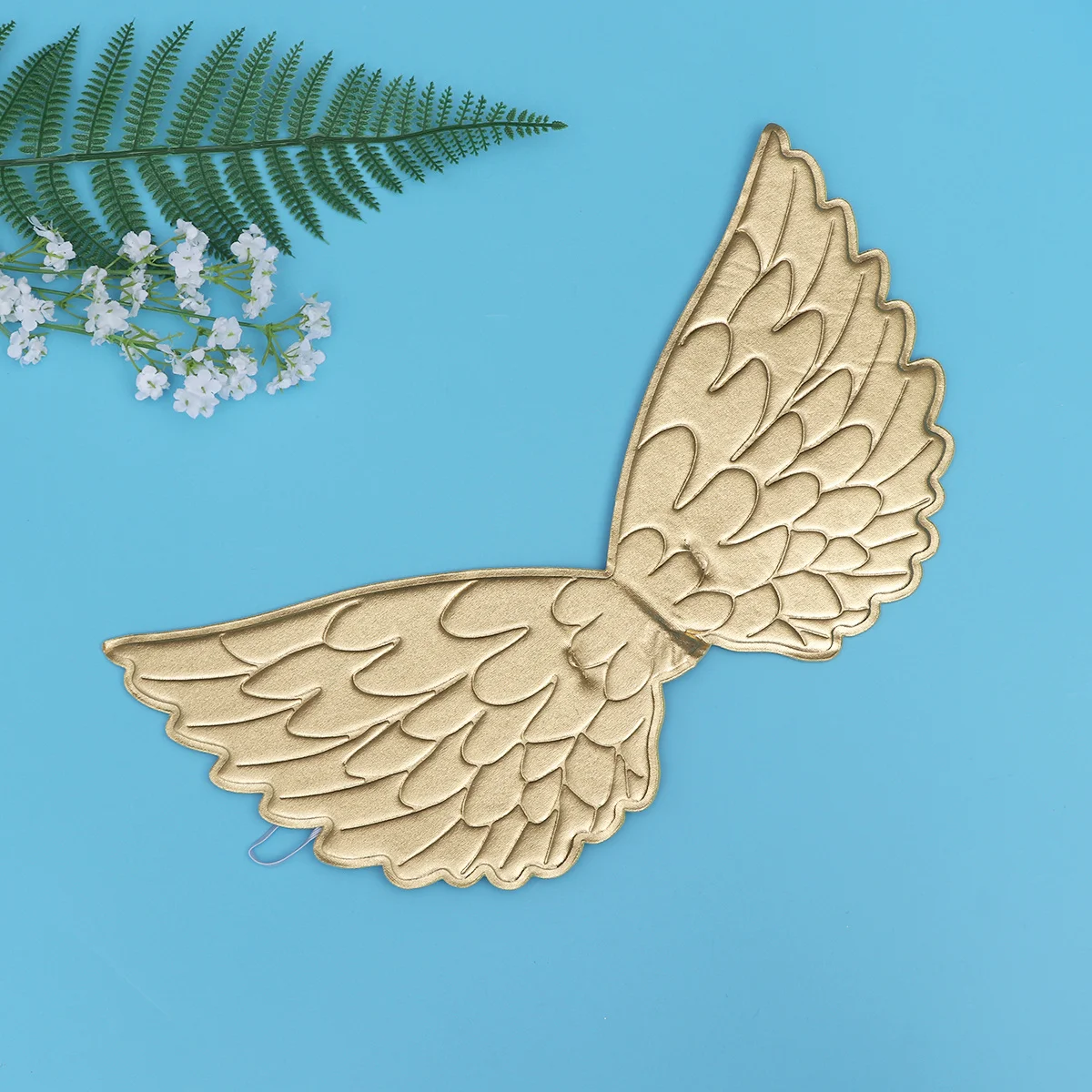 Goldene Engelsflügel für Kinder, Cosplay, Performance-Kostüm-Set, Kinderflügel für Halloween, Party, Bühnenshow, Feenthema, Tanz