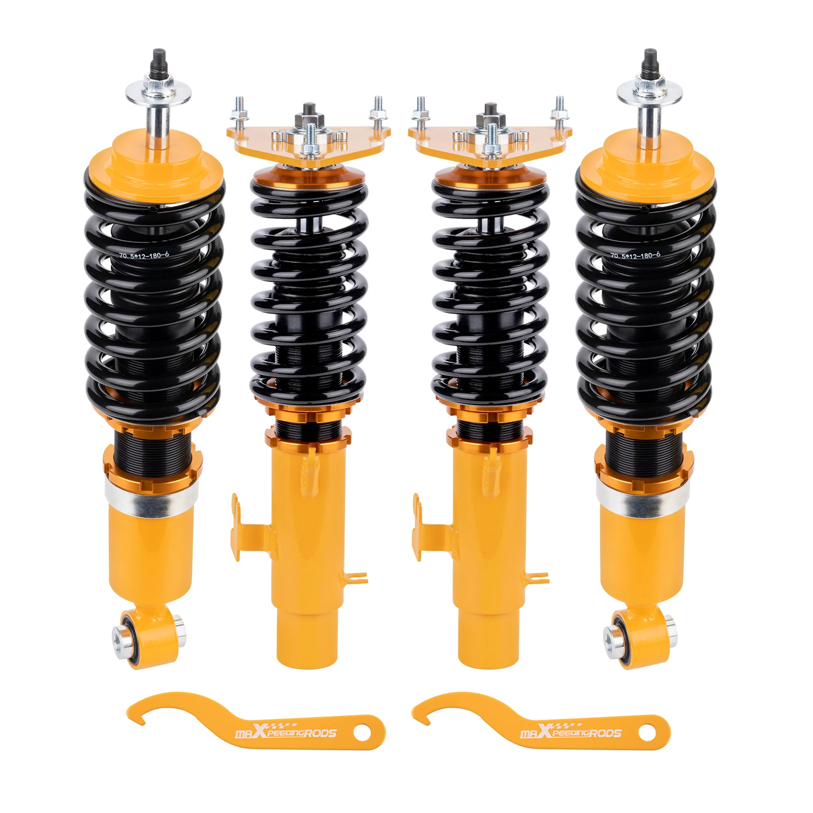 

MaXpeedingrods Coilover Spring Shock Absorber For MINI R50 R53 Cooper S Works One D 2001-2006 FWD