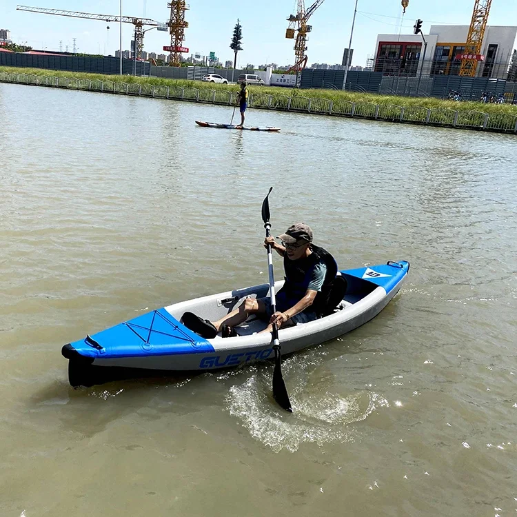 Flutuador único pesca, caiaque portátil, 1 pessoa, Touring, 50% de desconto, 2023, novo design