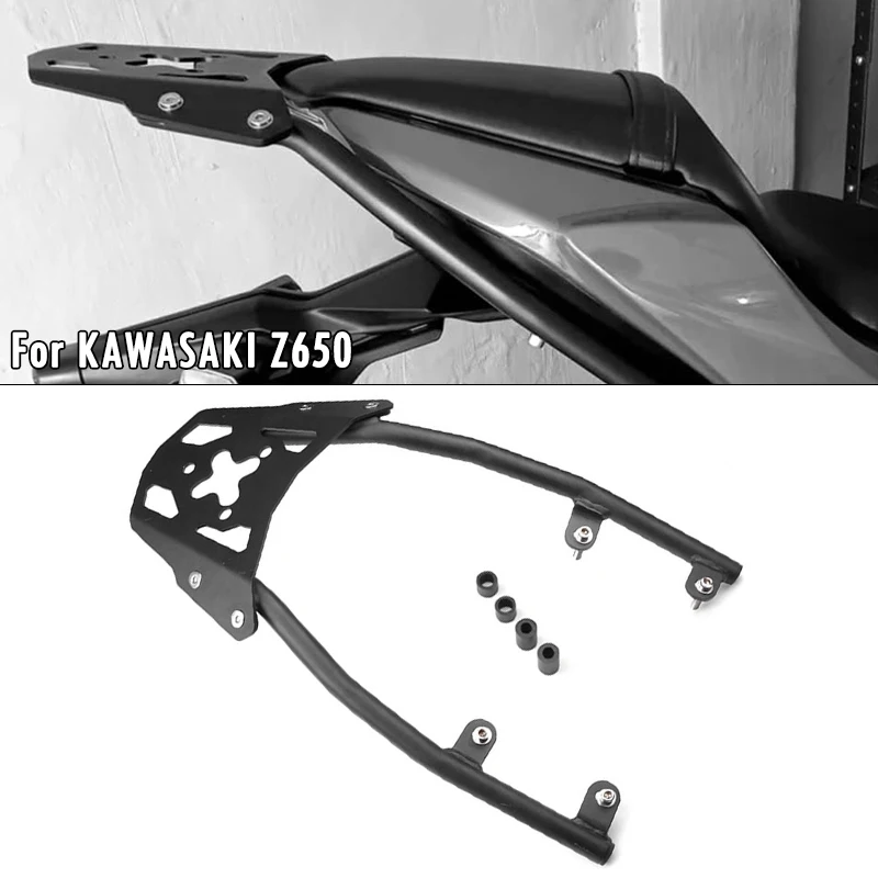For KAWASAKI Ninja Z 650 NINJA650 Z650 2017-2025 2024 Motorcycle Rear Luggage Rack Cargo Holder Top Box Carrier Shelf Bracket
